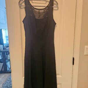 Womens black cocktail dress